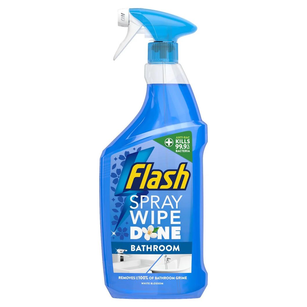 Flash Spray Wipe Done Bathroom Anti Bacterial 800ml