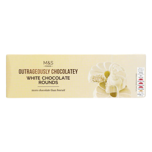 Marks & Spencer Outrageously Chocolatey White Chocolate Rounds 200g