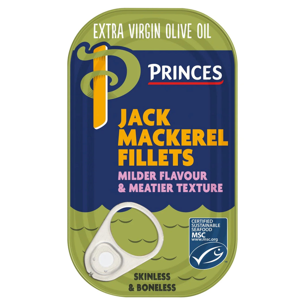 Princes Jack Mackerel In Extra Vigin Olive Oil 125g