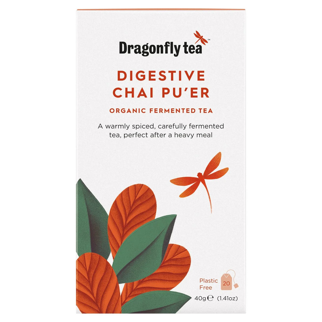 Dragonfly Digestive Chai Pu'er - 20 bags