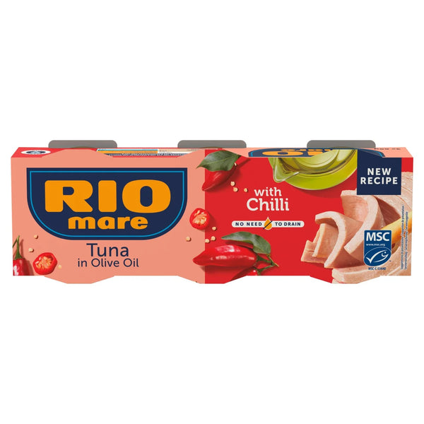 Rio Mare MSC Tuna with Chilli, 3x65g