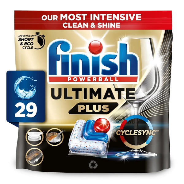 Finish Ultimate Plus All In One Dishwasher Tablets Regular 29 per pack