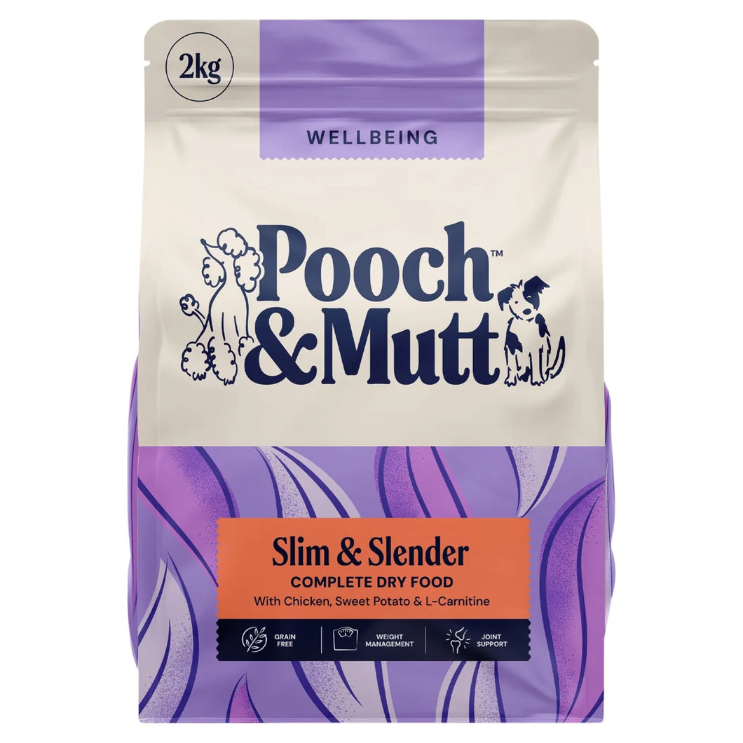 Pooch & Mutt Slim & Slender Complete Dry Dog Food 2kg