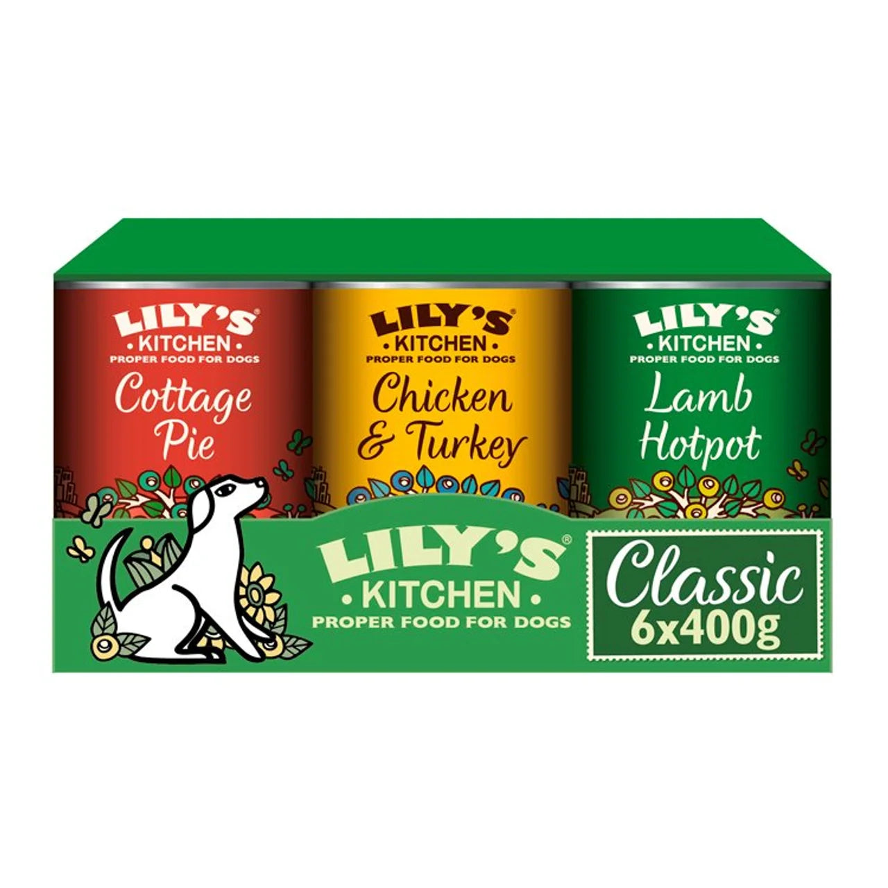 Lily's Kitchen Classic Recipes for Dogs Multipack - 6x400g