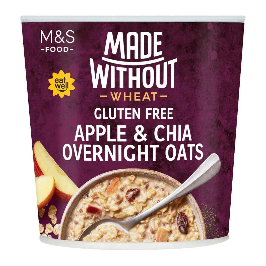 M&S Made Without Wheat Gluten Free Apple & Chia Overnight Oats 70g
