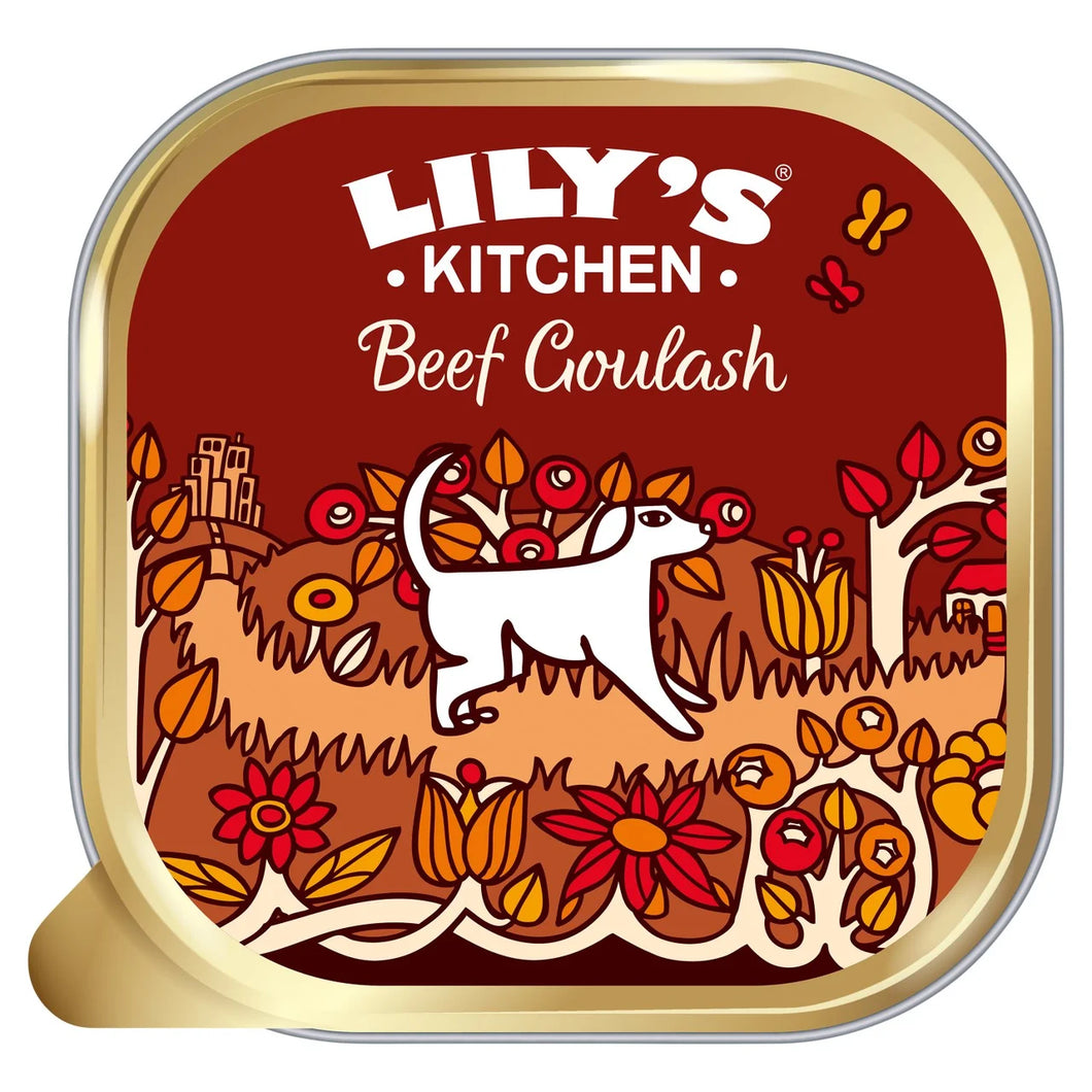 Lily's Kitchen Beef Goulash Tray for Dogs - 150g