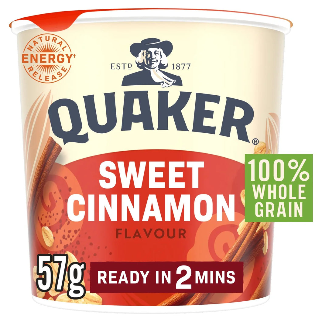 Quaker Oats So Simple Sweet Cinnamon Porridge Pot, 57 g