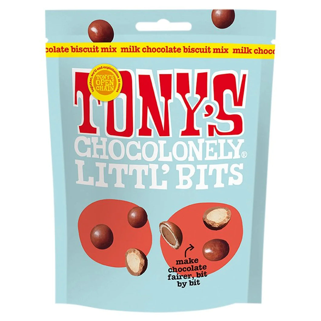 Tony's Chocolonely Littl' Bits Milk chocolate biscuit mix - 100g