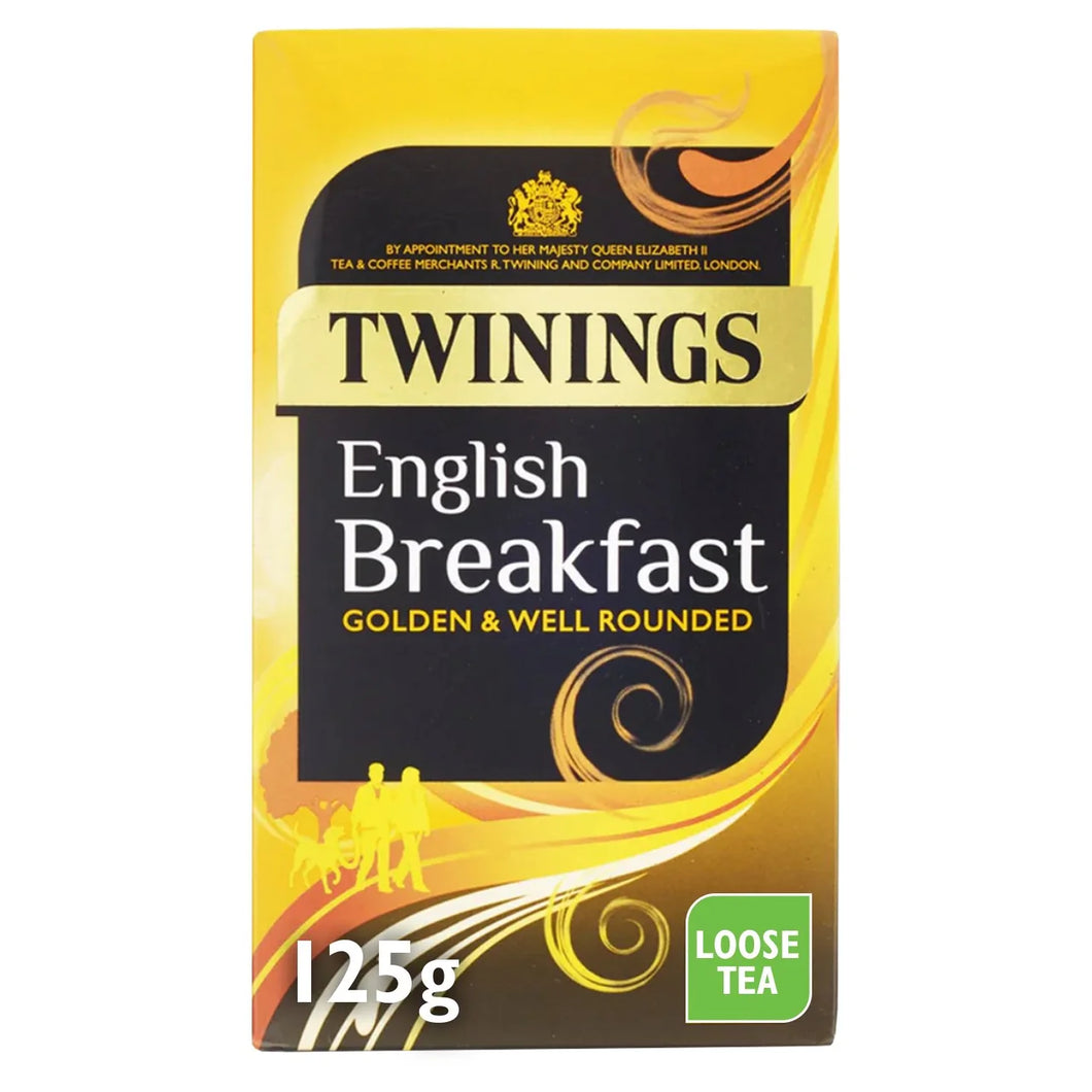 Twinings English Breakfast Loose Leaf Tea, 125g