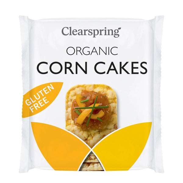 Clearspring Gluten Free Organic Corn Cakes 130g