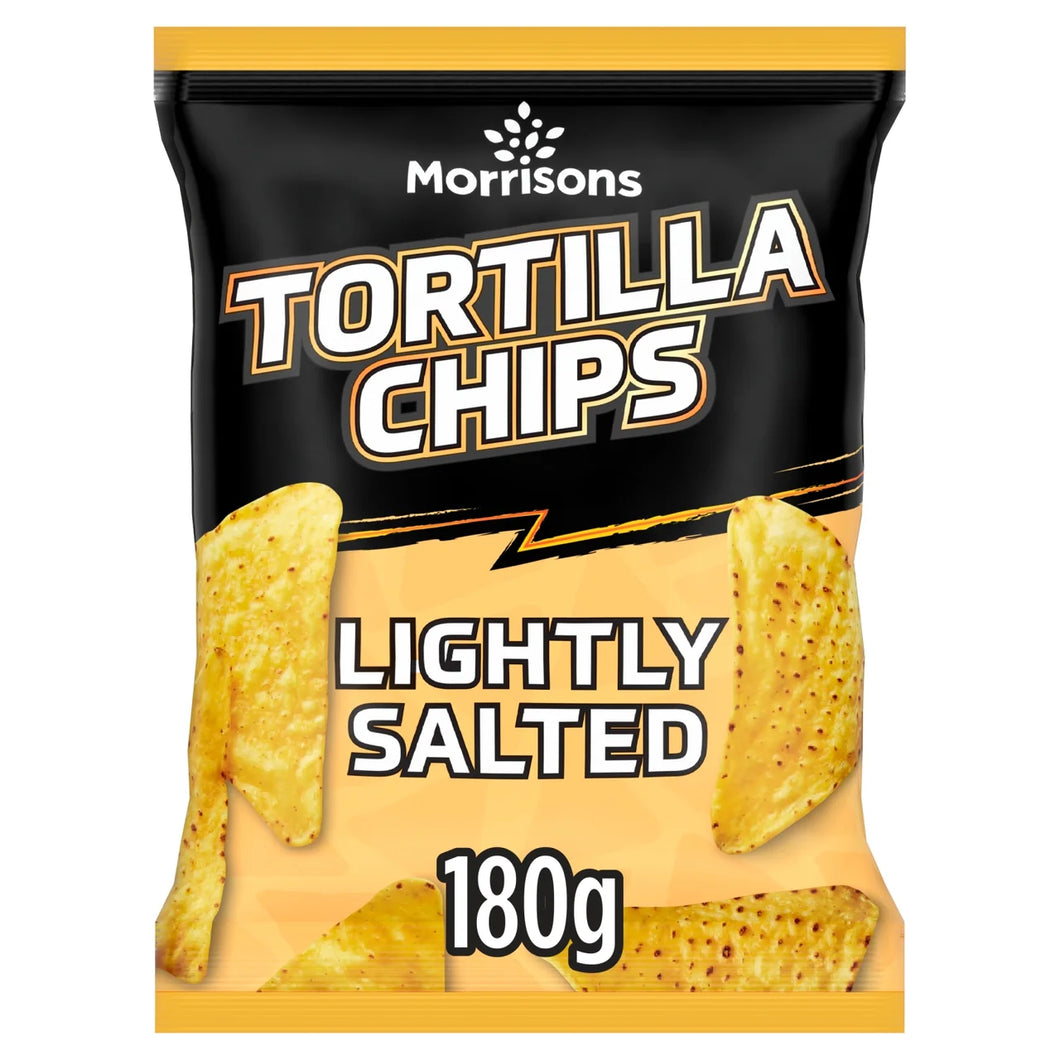 Morrisons Lightly Salted Tortilla Chips - 180g