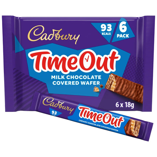Cadbury Time Out Wafer 6 per pack