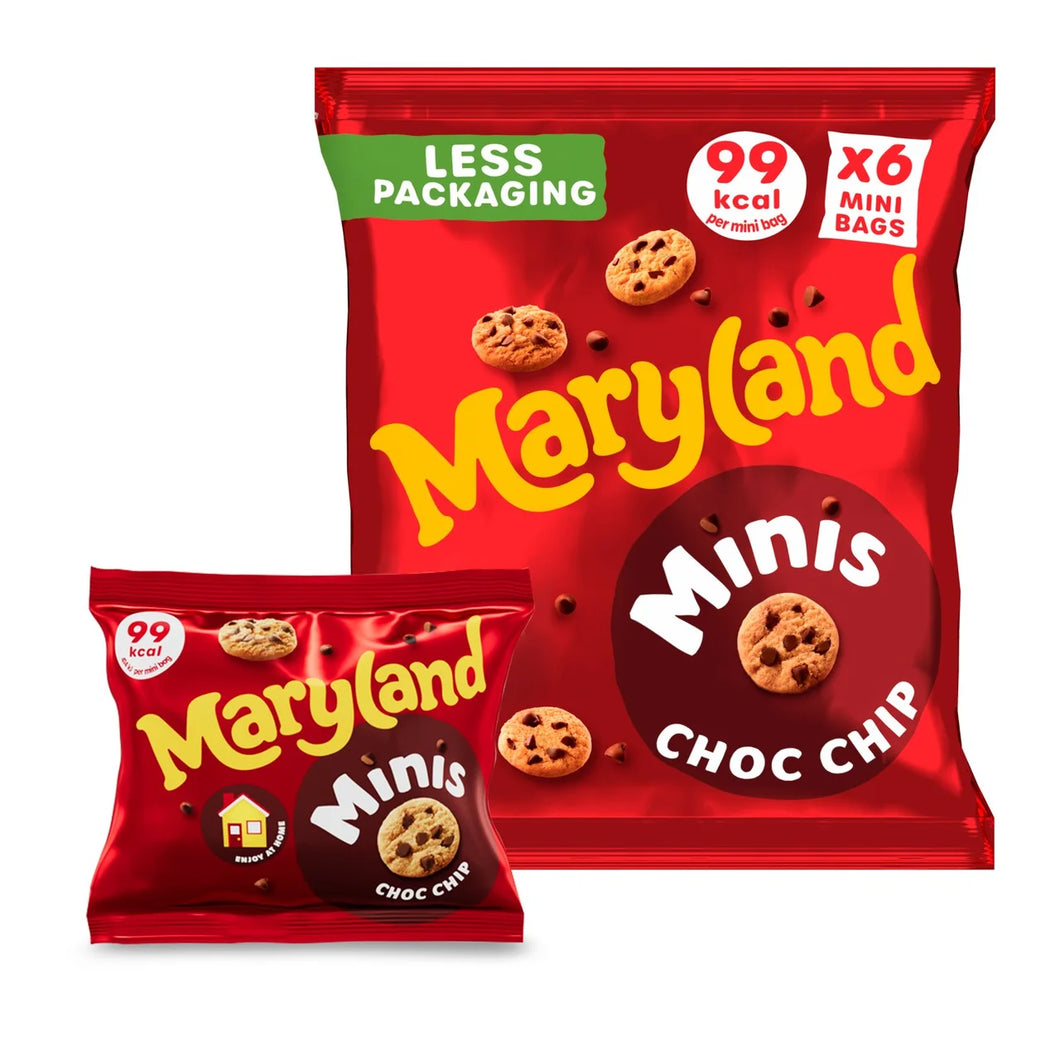 Maryland Cookies Chocolate Chip Minis, 6 mini bags
