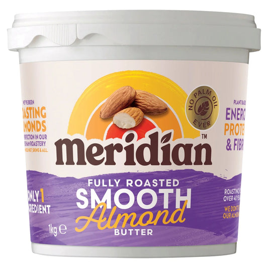 Meridian Smooth Almond Butter 100% 1kg
