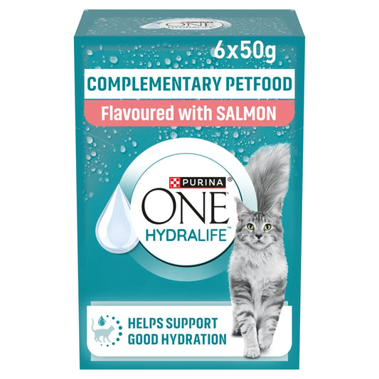 PURINA ONE Hydralife Salmon Cat Supplements 6x50g