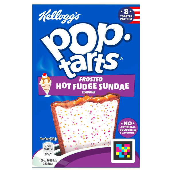 Kellogg's Pop Tarts Hot Fudge Sundae Pastry Snacks 8x48g