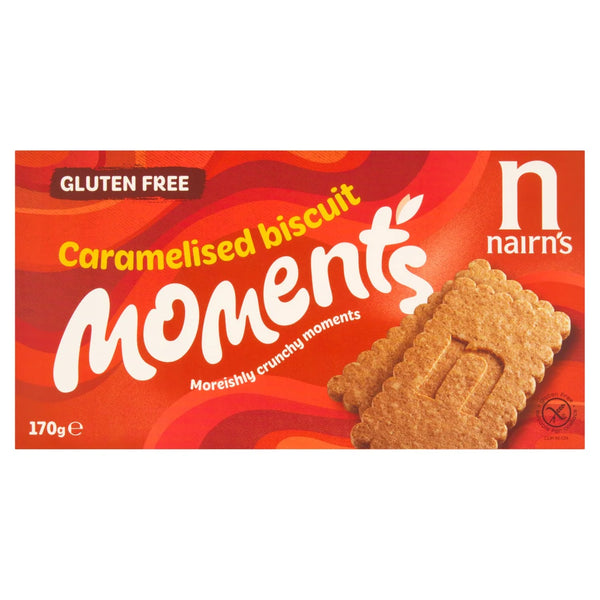 Nairn's Gluten Free Caramelised Biscuit Moments 170g