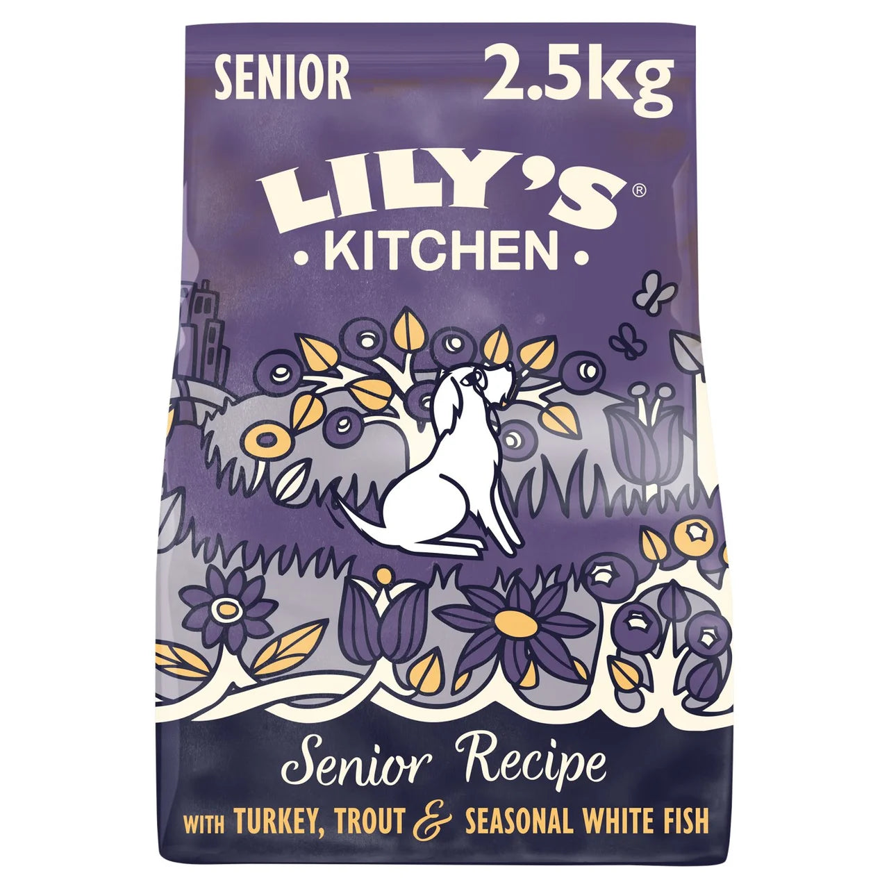 Lily's Kitchen Dog Turkey & Trout Senior Recipe Dry Food - 2.5kg