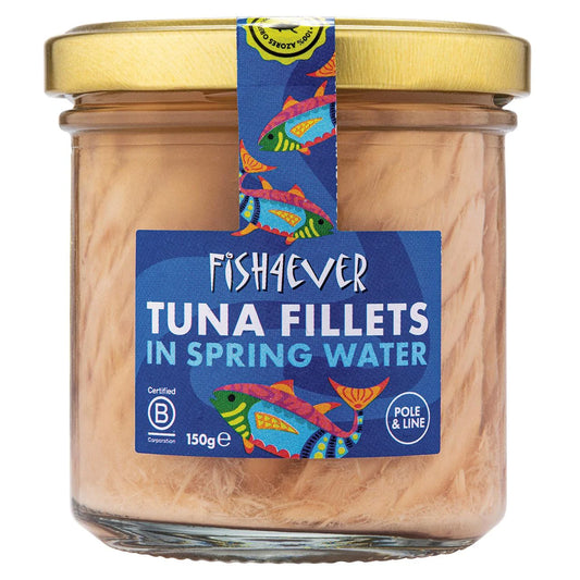 Fish 4 Ever Azores Tuna Fillets in Spring Water 150g