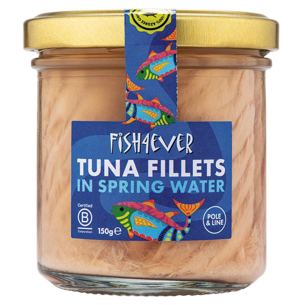 Fish 4 Ever Azores Tuna Fillets in Spring Water 150g