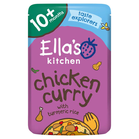 Ella's Kitchen Chicken Curry With Veggie Rice 190G