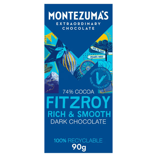 Montezuma's Fitzroy - Organic Dark Chocolate Bar 90G