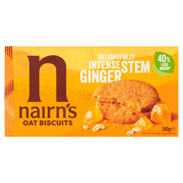 Nairn's Stem Ginger Oat Biscuits, 200g