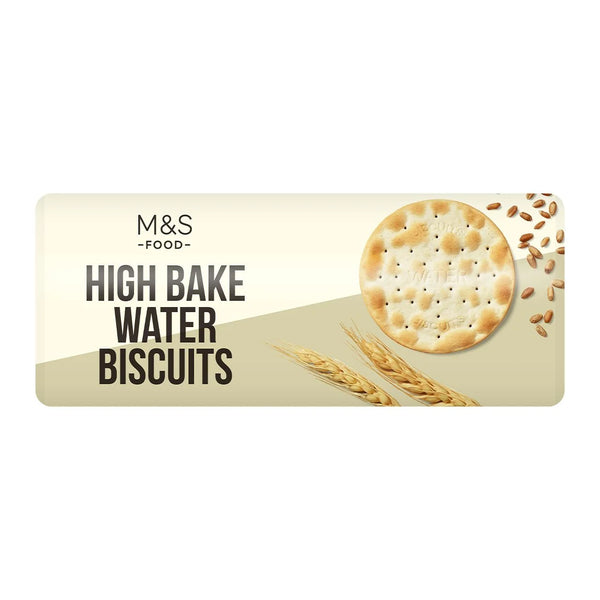 M&S High Bake Water Biscuits, 200g