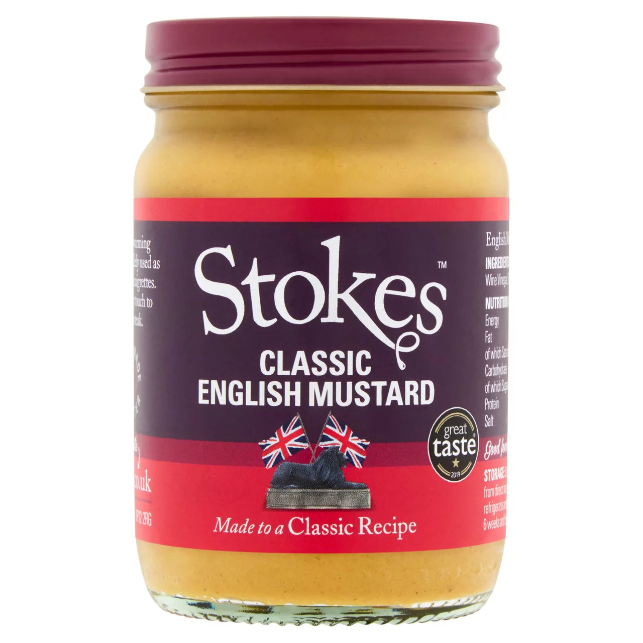 Stokes Classic English Mustard 210g