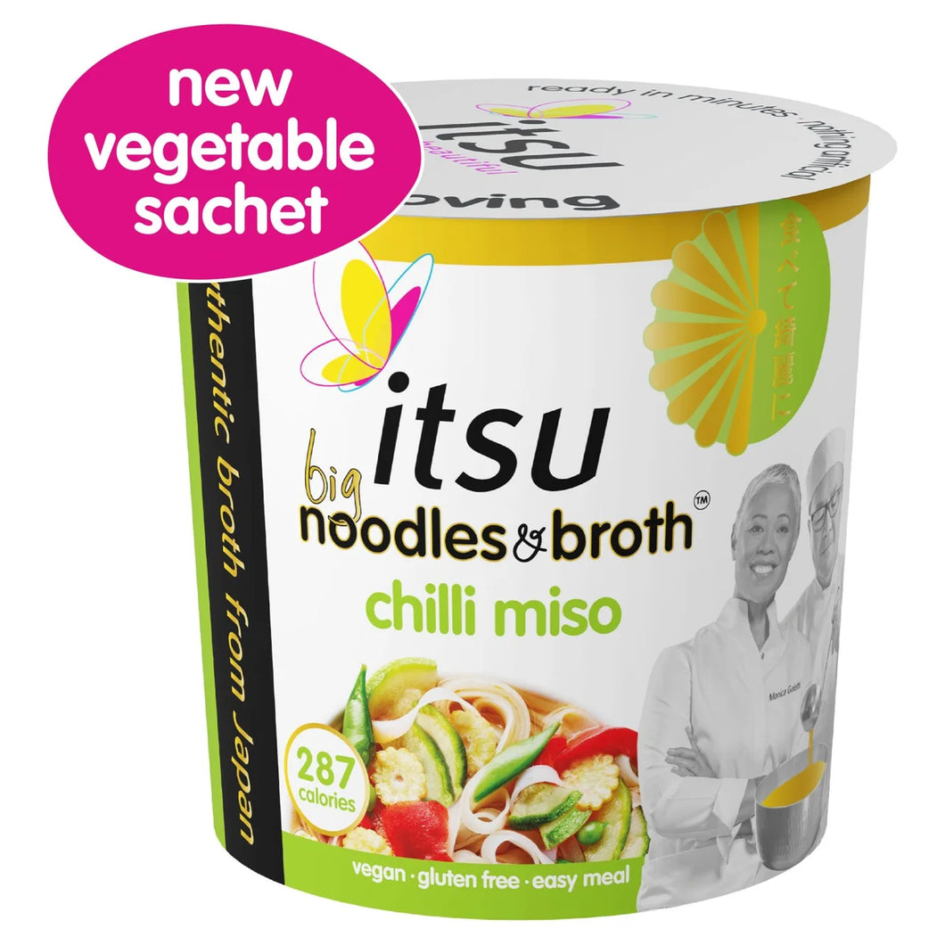 itsu chilli miso big'bowl noodles 99g