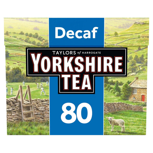 Yorkshire Decaffeinated 80 Teabags, 250g