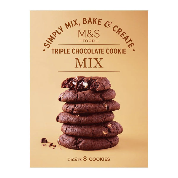 M&S Triple Chocolate Cookie Mix, 300g