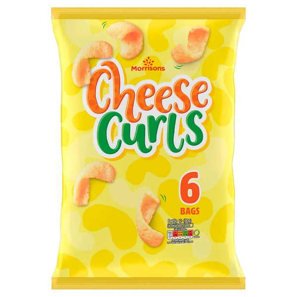 Morrisons Cheese Curls - 6 x 15g