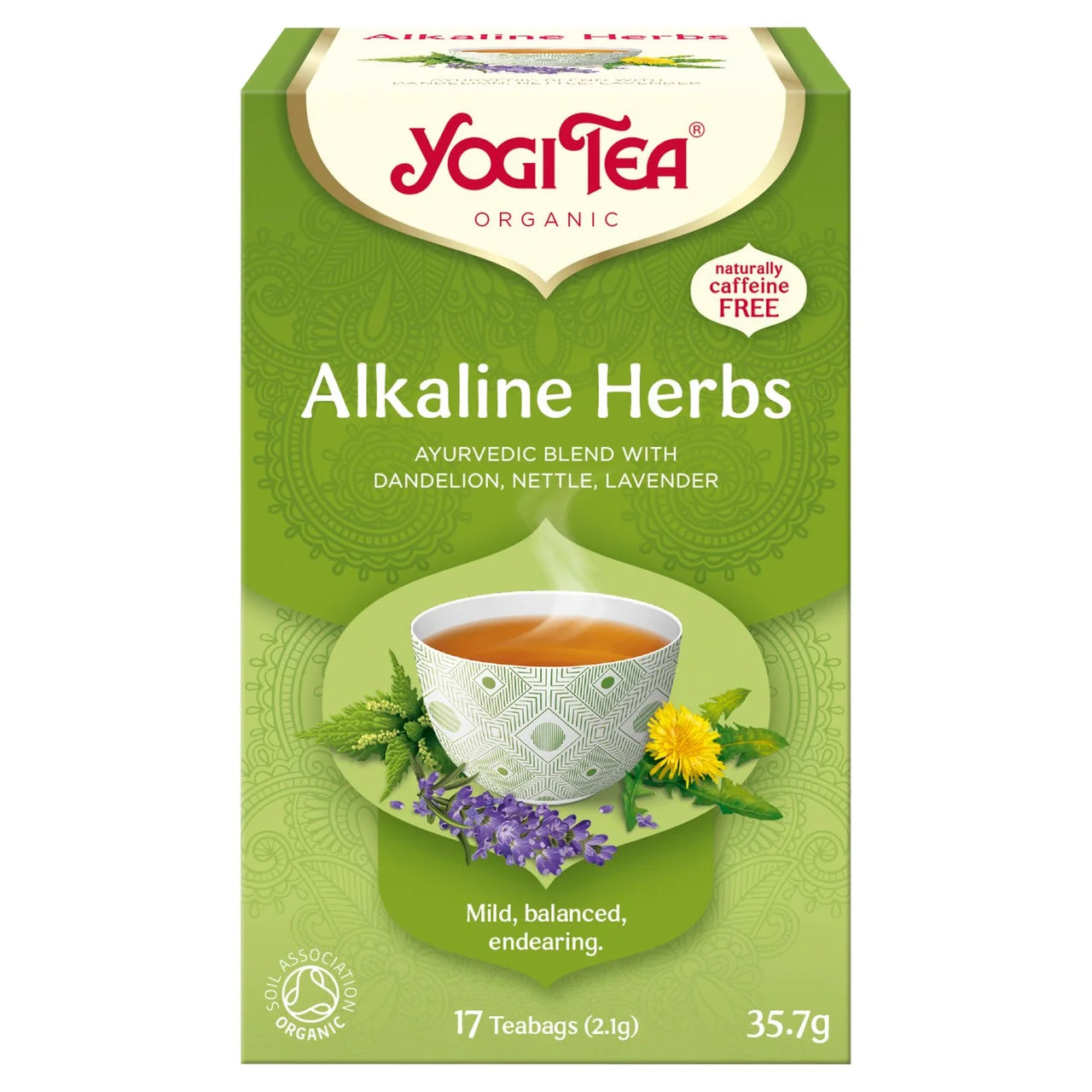 Yogi Tea Organic Alkaline Herbs 17 Tea Bags