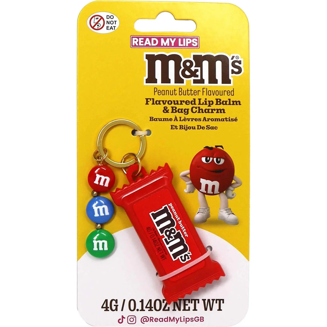 Read My Lips M&Ms Peanut Butter Lip Balm & Bag Charm