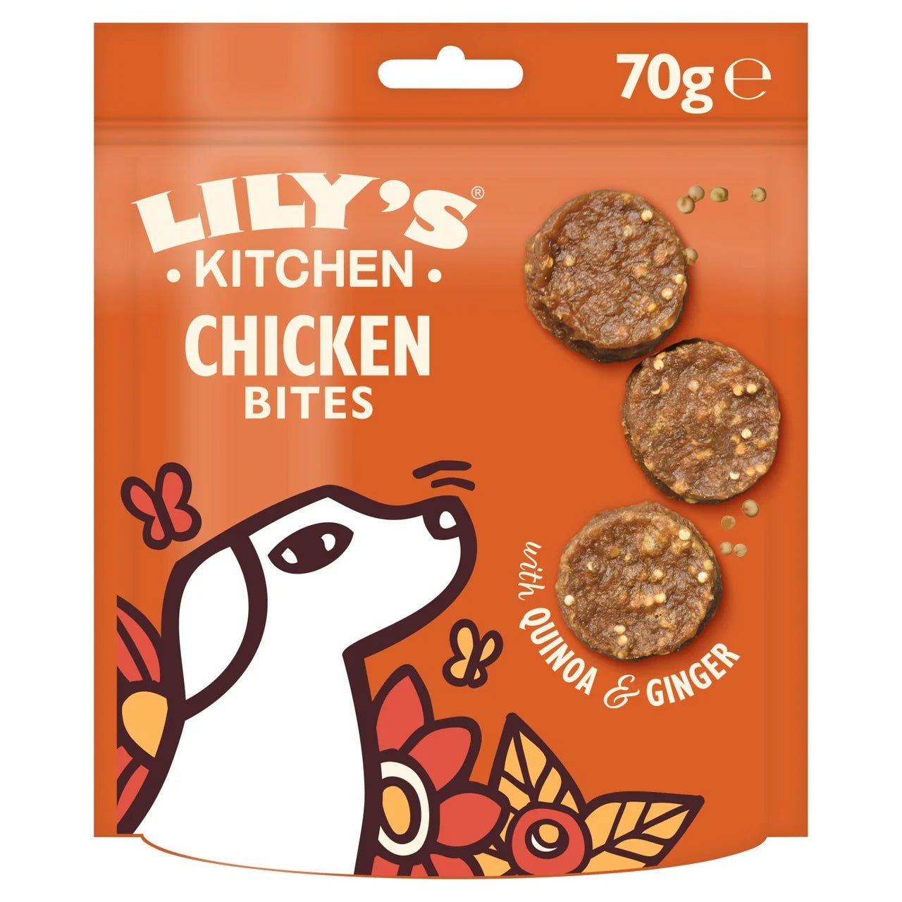 Lily's Kitchen Chomp-away Chicken Bites for Dogs -  70g
