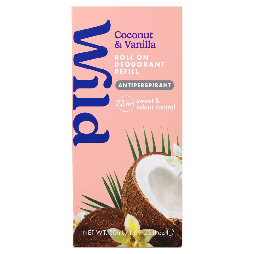 Wild Coconut & Vanillla Antiperspirant Roll On Refill 50ml
