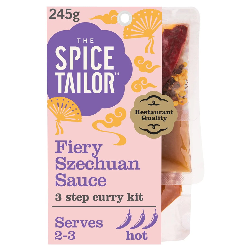 The Spice Tailor Fiery Szechuan Stir Fry Chinese Sauce Kit - 245g