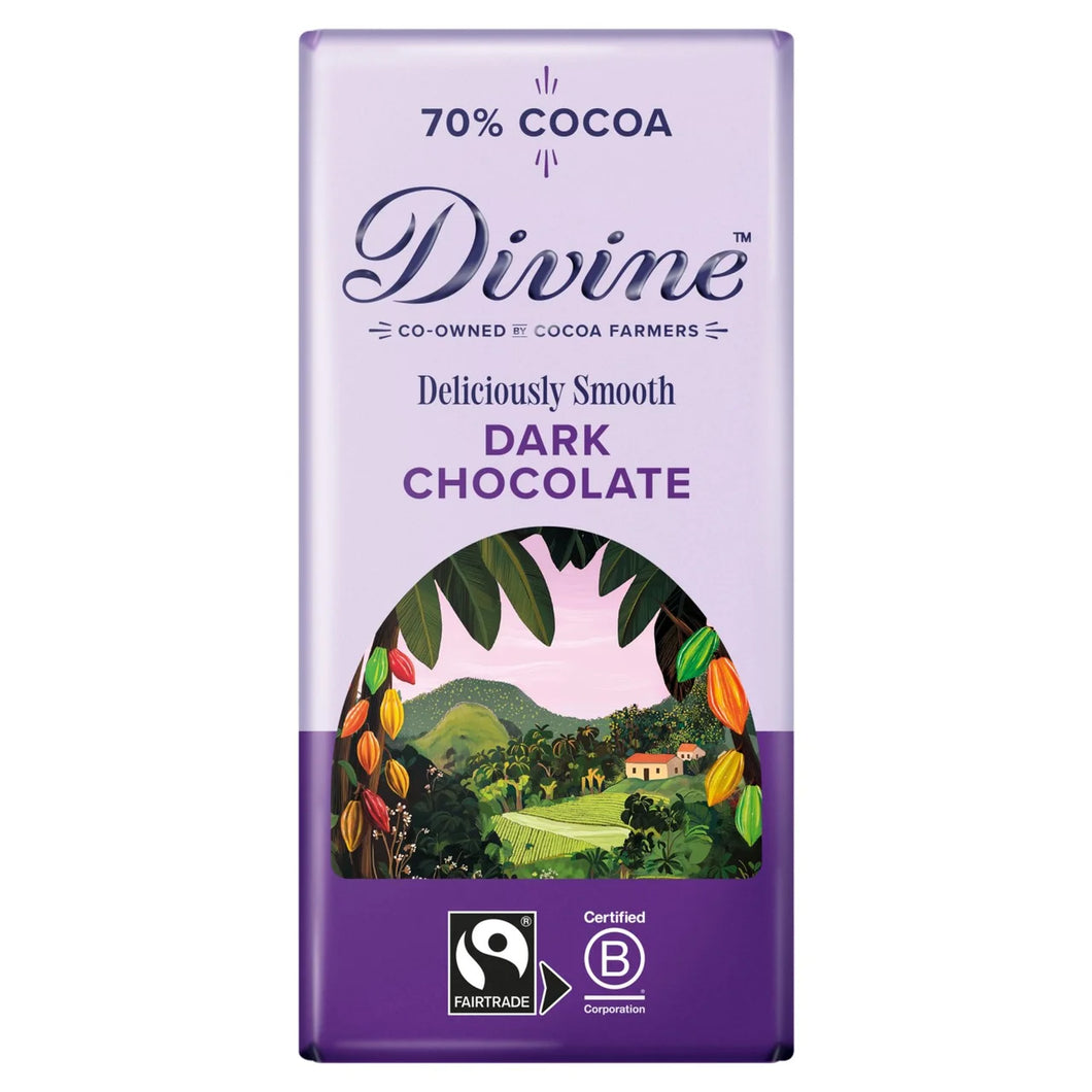 Divine 70% Dark Chocolate 90g