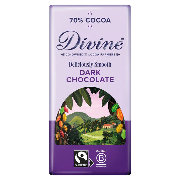 Divine 70% Dark Chocolate 90g
