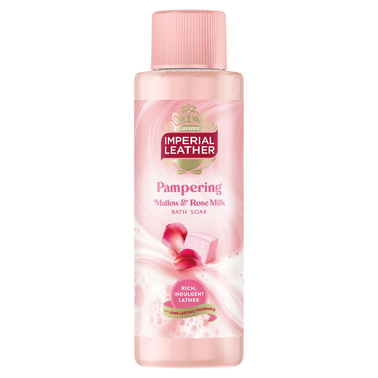 Imperial Leather Pampering Bath Soak Mallow & Rose Milk 500ml