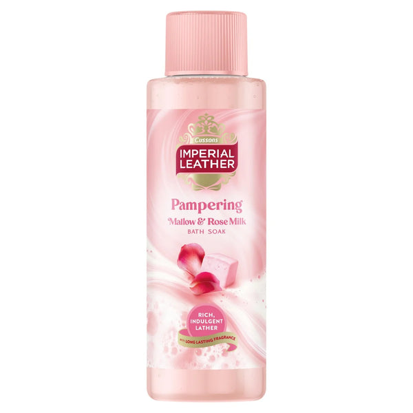 Imperial Leather Pampering Bath Soak Mallow & Rose Milk 500ml