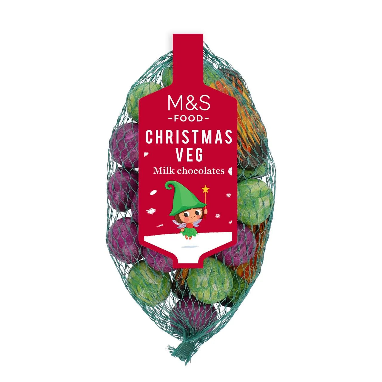 M&S Chocolate Christmas Veg - 110g
