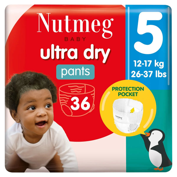 Morrisons Nutmeg Ultra Dry Pants Size 5, 36 Pack