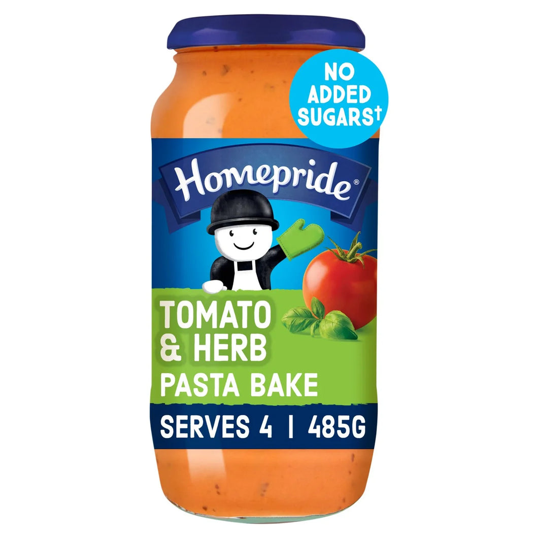 Homepride No Added Sugar Tomato & Herb Pasta Bake Sauce - 485g