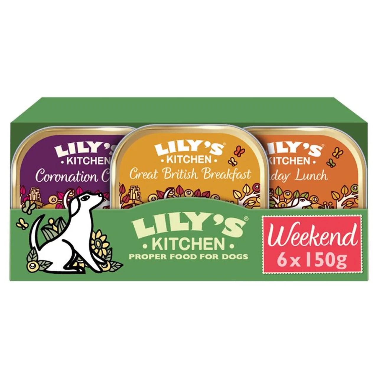 Lily's Kitchen Weekend Favourites Multipack - 6 x 150g