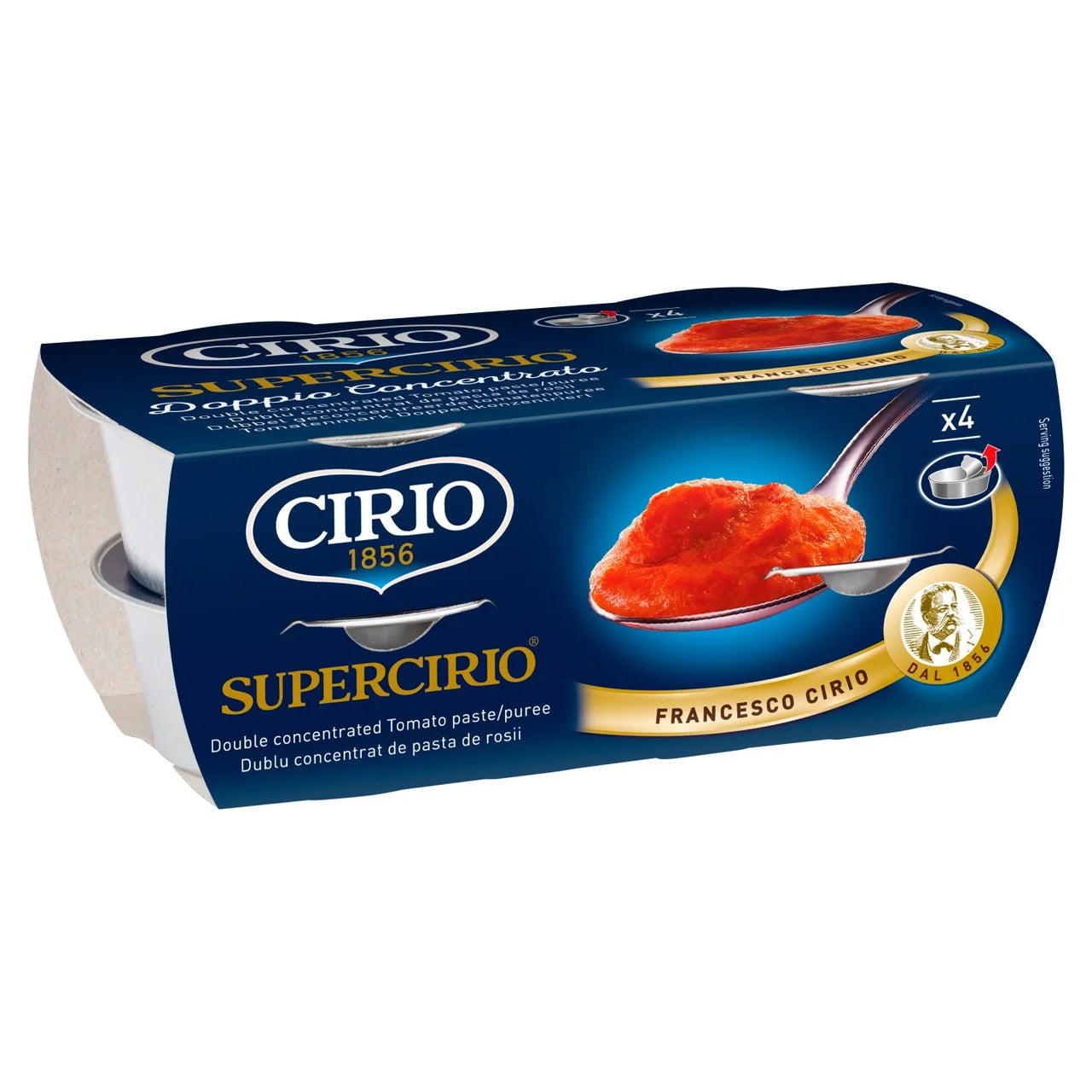 Cirio Individual Pots of Tomato Puree 4 x 70g