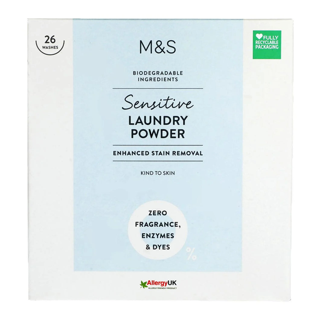 M&S Sensitive Laundry Powder - 1.43kg