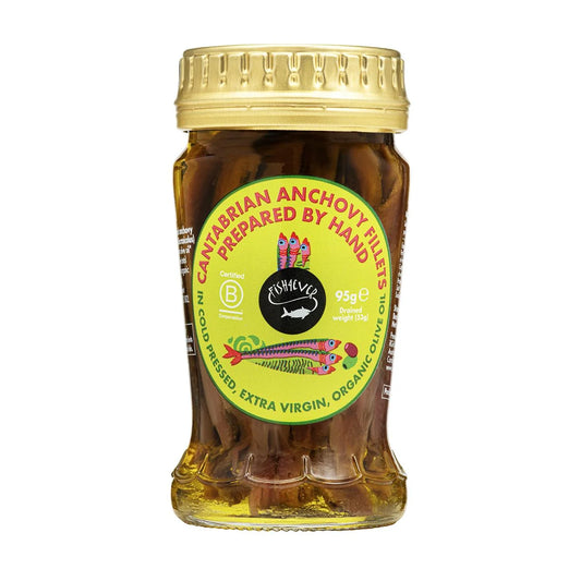 Fish4Ever Anchovy fillets in Extra Virgin Olive Oil 95g