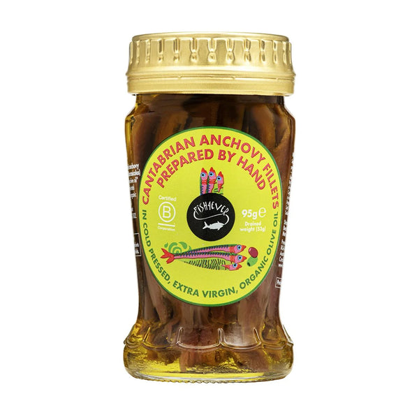 Fish4Ever Anchovy fillets in Extra Virgin Olive Oil 95g